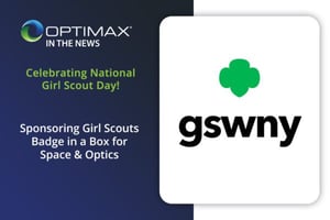 Sponsoring Girl Scouts Badge in a Box for Space & Optics